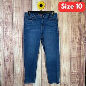 Gloria Vanderbilt Jeans Boyfriend Straight Leg Womens size 10 Denim Pants